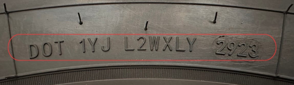 DOT sample tire image